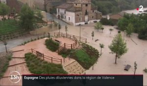 Espagne : des pluies diluviennes dans la région de Valence