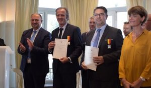 Benoît Poelvoorde et Robert Waseige honorés lors des Mérites wallons
