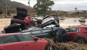 Décor apocalyptique en Espagne, après les inondations