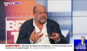 Pour Éric Dupond-Moretti, les propos de Jean-Luc Mélenchon à son égard sont "injurieux"