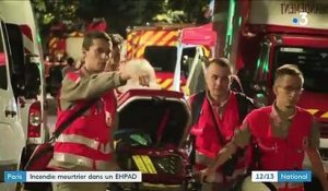 Paris : un homme meurt dans l'incendie d'un Ehpad