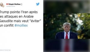 Selon Donald Trump, l’Iran « semble » être à l’origine de l’attaque contre l’Arabie saoudite
