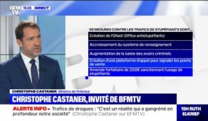 Lutte antidrogues: "Je souhaite qu'il n'y ait pas un mètre carré en France qui échappe à la République", déclare Christophe Castaner