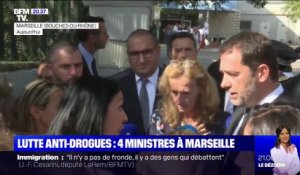 Quatre ministres se sont déplacés à Marseille pour présenter le plan de lutte contre le trafic de drogue du gouvernement