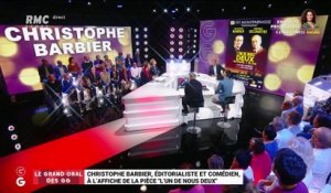 Le Grand Oral de Christophe Barbier, éditorialiste et comédien à l'affiche de la pièce "L'un de nous deux" – 23/09