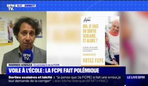 Voile à l'école: "On est bien contents de trouver ces mamans pour que les enfants puissent faire des sorties scolaires", répond le Co-Président de la FCPE