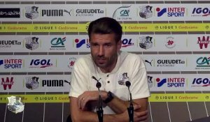 Conférence de presse d'avant Match, Luka Elsner ( Amiens SC - Girondins de Bordeaux )