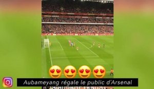 Aubameyang régale le public d'Arsenal - Les Parisiens kiffent leur victoire à l'OL