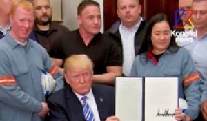 "America first" : Donald Trump impose ses taxes sur l'acier et l'aluminium, au risque d'une guerre commerciale
