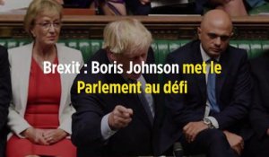 Brexit : Boris Johnson met le Parlement au défi