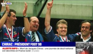 Jacques Chirac, président indissociable de la Coupe du monde 98