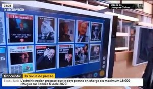"Adieu", "Sans Chichi", "Tellement Français": La presse française rend hommage à Jacques Chirac avec des éditions spéciales