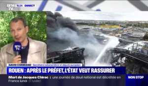 David Cormand (EELV) sur Rouen: "Il y a une banalisation d'une catastrophe industrielle majeure"