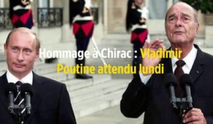 Hommage à Chirac : Vladimir Poutine attendu lundi