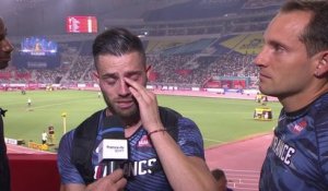 Doha 2019 : L'émotion de Valentin Lavillenie après sa qualification pour la finale de la perche