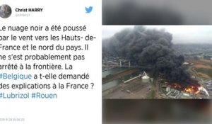 Incendie de l’usine Lubrizol à Rouen : le nuage a traversé la Belgique