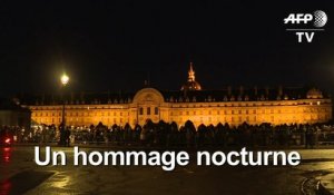 Les Invalides ouverts la nuit pour l'hommage à Jacques Chirac