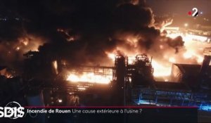 Incendie à Rouen : Lubrizol indique que l'incendie a commencé à l'extérieur du site