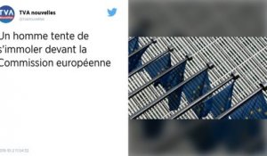 Bruxelles. Un homme tente de s’immoler devant la Commission européenne