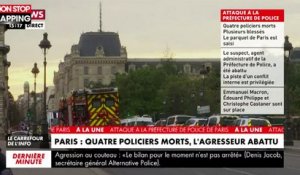 Attaque au couteau à la préfecture de police de Paris : cinq morts dont l'assaillant (vidéo)