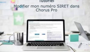 Tutoriel Chorus Pro V2 - Modifier le numéro de SIRET