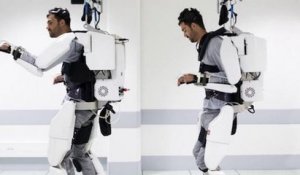 Un patient paraplégique parvient à marcher grâce à un exosquelette qu'il contrôle à l'aide d'électrodes dans son cerveau