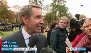 Culture : Les tulipes de Jeff Koons inaugurées à Paris
