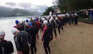 Triathlon : c'est parti au lac d'Aiguebelette