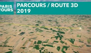 Parcours / Route 3D - Paris - Tours 2019