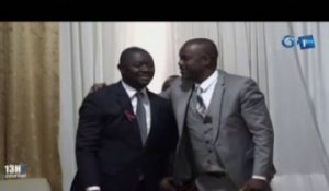 RTG/Passation de charge au Ministère des Travaux Publics entre Arnaud Engandji Alandji ministre sortant et Justin Ndoundangoye ministre entrant