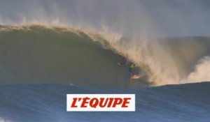 Les énormes tubes de Jérémy Florès en 1/8e de finale  du Pro France - Adrénaline - Surf