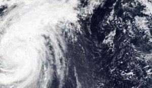 Groupe A - La vue satellite du super typhon Hagibis