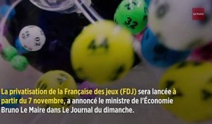 La privatisation de la Française des jeux lancée le 7 novembre