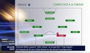 Deux surprises dans la composition de l'Equipe de France contre la Turquie