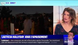 Laeticia Hallyday joue l'apaisement avec David et Laura concernant la construction d'un caveau pour Johnny Hallyday à Saint-Barthélémy