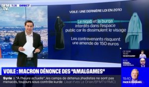 Voile: Macron dénonce des "amalgames" (4/4) - 16/10