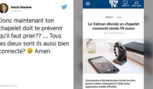 Un chapelet connecté mis en vente par le Vatican pour pousser les jeunes à la prière