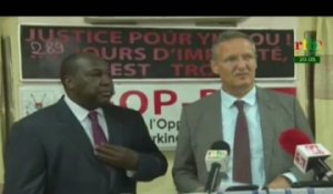 RTB/Échange entre le nouvel ambassadeur de l'Union européenne, Wolfram VETTER et le chef de file de l’opposition Burkinabè, Zephirin DIABRE
