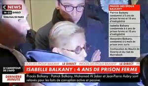 Regardez la courte déclaration d’Isabelle Balkany après sa condamnation à quatre ans de prison ferme - VIDEO