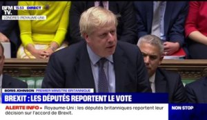Brexit: Boris Johnson "ne va pas négocier un report du départ de l'Union européenne"