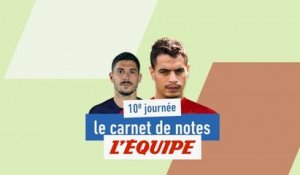 Le carnet de notes de la 10e journée - Foot - L1