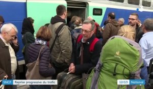 Grève SNCF : le trafic reprend progressivement