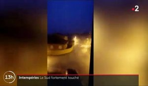 Découvrez les images très impressionnantes des intempéries qui ont touché le sud de la France cette nuit - VIDEO