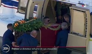 Espagne : la dépouille de Franco déplacée de son mausolée vers un cimetière discret