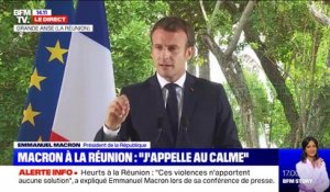 Selon Emmanuel Macron, l'île de la Réunion peut "faire figure d'exemple" en matière de vivre-ensemble entre différentes communautés