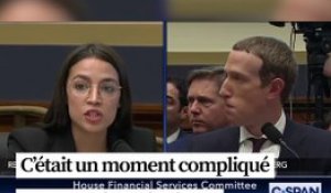 Mark Zuckerberg malmené par Alexandria Ocasio-Cortez