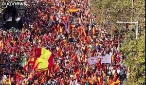 Catalogne : une manifestation pour le maintien en Espagne