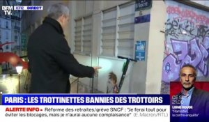 À Paris, les trottinettes électriques n'ont plus le droit de stationner sur les trottoirs