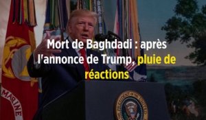 Mort de Baghdadi : après l'annonce de Trump, pluie de réactions
