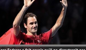 Rolex Paris Masters - Federer forfait !